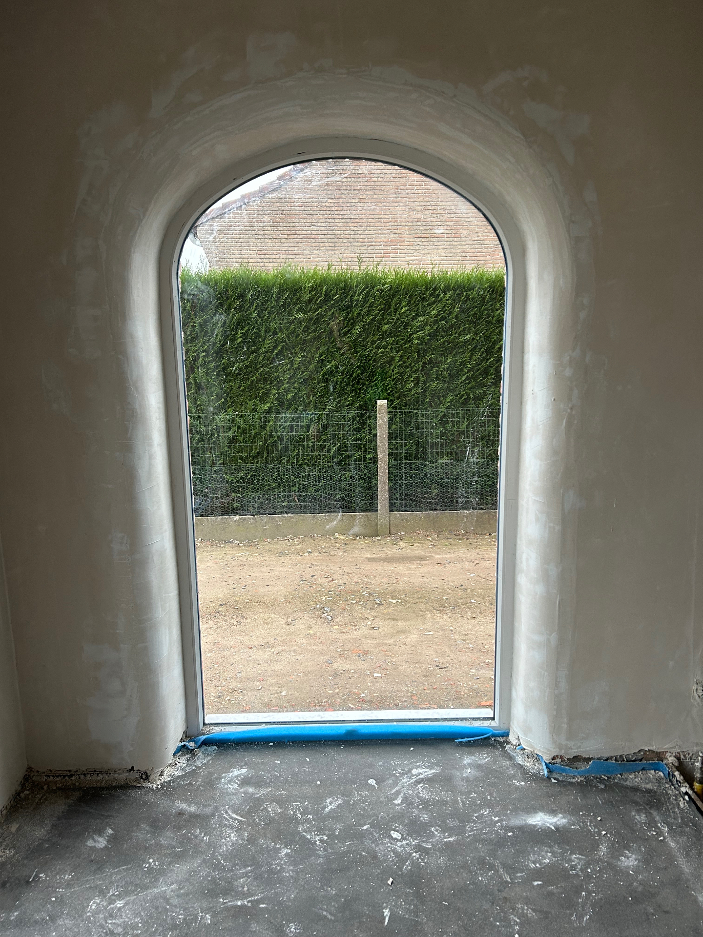 Pleisterwerk — nieuwbouw