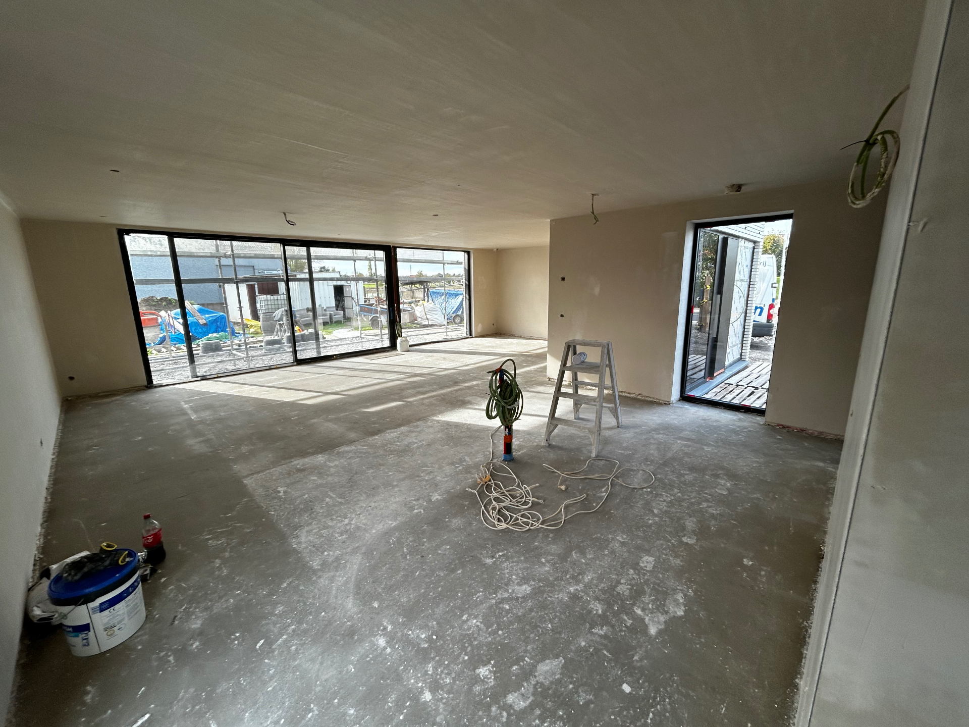 Pleisterwerk — nieuwbouw